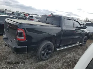 2019 Ram 1500 Big Horn/Lone Star with VIN 1C6SRFFT8KN710666, listed as a Copart auction lot 46471225 with 71,171 mi miles and Non Repairable. Bid and sale history available at carsss.com. Image 3.
