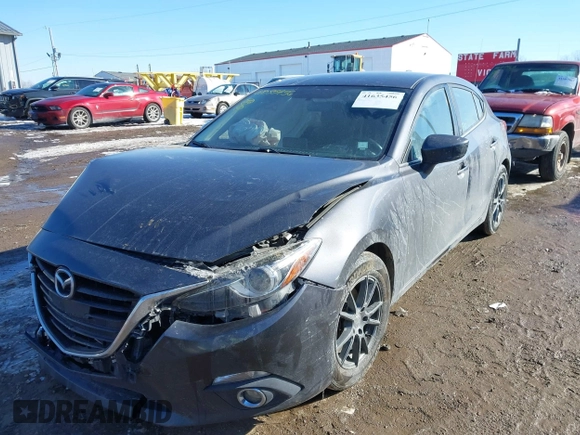 2014 Mazda 3 S Touring with VIN JM1BM1L36E1109332, listed as a IAAI auction lot 41635456 with 180,146 mi miles and . Bid and sale history available at DreamBid. Image 2.
