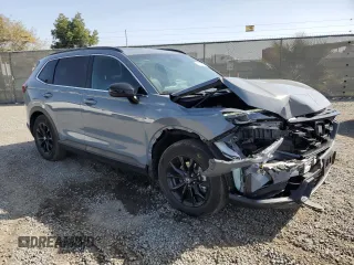 2024 Honda CR-V Sport-L with VIN 7FARS5H83RE025647, listed as a Copart auction lot 45791585 with 17,697 mi miles and Salvage Title. Bid and sale history available at DreamBid. Image 4.