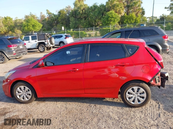 2016 Hyundai Accent SE with VIN KMHCT5AE9GU257815, listed as a IAAI auction lot 41941325 with 109,113 mi miles. Bid and sale history available at carsss.com. Image 14.