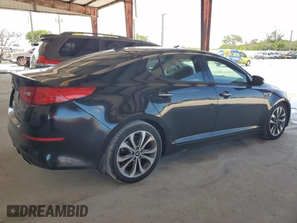 2014 Kia Optima SX Turbo with VIN 5XXGR4A64EG295446, listed as a Copart auction lot 61931635 with 142,040 mi miles and Clean title. Bid and sale history available at DreamBid. Image 3.