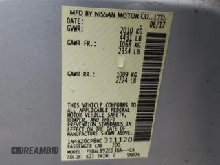 2017 Nissan LEAF SL with VIN 1N4BZ0CP8HC311120, listed as a Copart auction lot 52154223 with 40,878 mi miles. Bid and sale history available at carsss.com. Image 12.