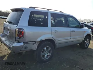 2006 Honda Pilot EX-L with VIN 2HKYF18756H561718, listed as a Copart auction lot 51080785 with 148,297 mi miles and Salvage Title. Bid and sale history available at DreamBid. Image 3.