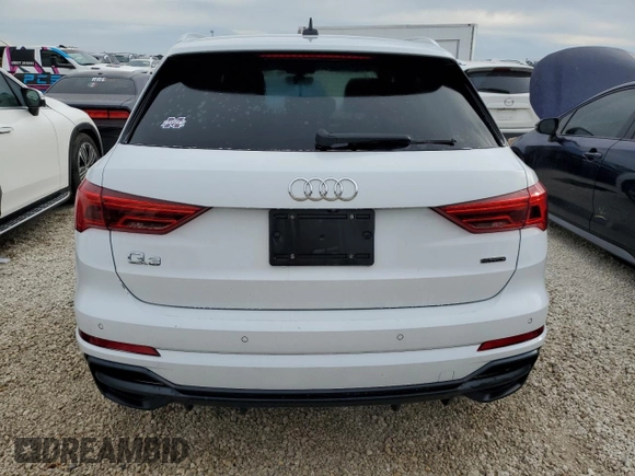 2019 Audi Q3 S line Premium with VIN WA1DECF32K1086585, listed as a Copart auction lot 77803064 with 67,991 mi miles and Non repairable. Bid and sale history available at DreamBid. Image 6.