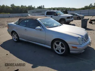 2002 Mercedes-Benz CLK 320/430 with VIN WDBLK70G32T108710, listed as a Copart auction lot 69556774 with 147,268 mi miles and Salvage Title. Bid and sale history available at DreamBid. Image 4.