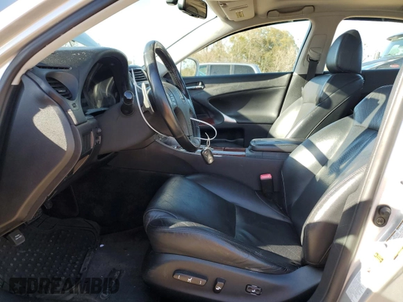 2006 Lexus IS 250 Manual with VIN JTHBK262462001705, listed as a Copart auction lot 48607615 with 151,792 mi miles and Salvage Title. Bid and sale history available at carsss.com. Image 7.
