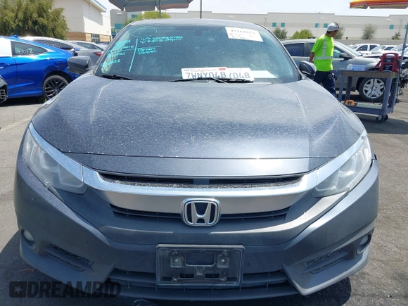 2017 Honda Civic EX-T with VIN 2HGFC1F36HH640361, listed as a IAAI auction lot 42161823 with 73,780 mi miles. Bid and sale history available at carsss.com. Image 13.