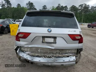 2006 BMW X3 3.0i with VIN WBXPA93466WD29294, listed as a Copart auction lot 51621175 with 235,144 mi miles and Salvage Title. Bid and sale history available at carsss.com. Image 6.