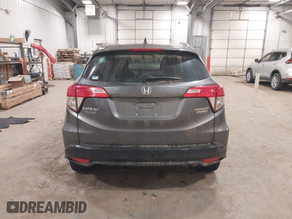 2022 Honda HR-V Sport with VIN 3CZRU6H13NM764581, listed as a IAAI auction lot 41206113 with 28,435 mi miles. Bid and sale history available at carsss.com. Image 16.