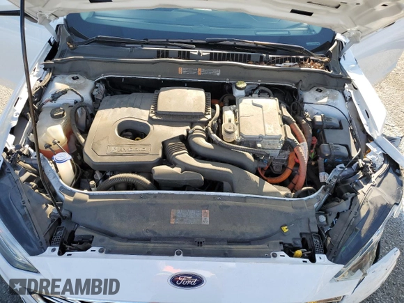 2019 Ford Fusion Hybrid SE with VIN 3FA6P0LU2KR134571, listed as a Copart auction lot 47158143 with 44,674 mi miles. Bid and sale history available at carsss.com. Image 12.