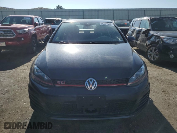 2017 Volkswagen Golf GTI Autobahn with VIN 3VW547AU6HM035846, listed as a Copart auction lot 66431024 with 53,711 mi miles and Salvage Title. Bid and sale history available at carsss.com. Image 5.