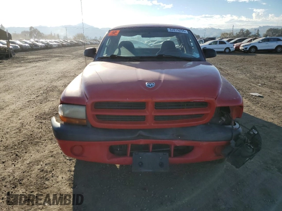 2002 Dodge Dakota Sport with VIN 1B7GL32X22S542628, listed as a Copart auction lot 83915294 with 0 mi miles and Salvage Title. Bid and sale history available at carsss.com. Image 5.