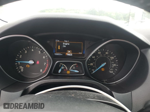2016 Ford Focus Titanium with VIN 1FADP3N22GL292399, listed as a Copart auction lot 63033385 with 180,653 mi miles and Clean title. Bid and sale history available at DreamBid. Image 9.