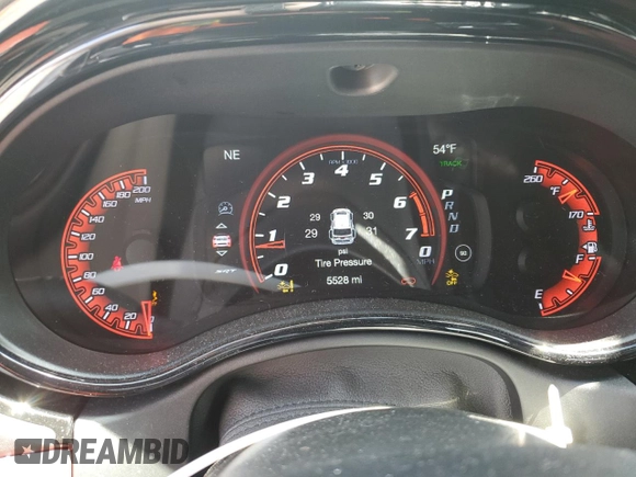 2024 Dodge Durango SRT Hellcat Premium with VIN 1C4SDJH98RC228524, listed as a Copart auction lot 57474325 with 5,528 mi miles and Salvage title. Bid and sale history available at DreamBid. Image 9.