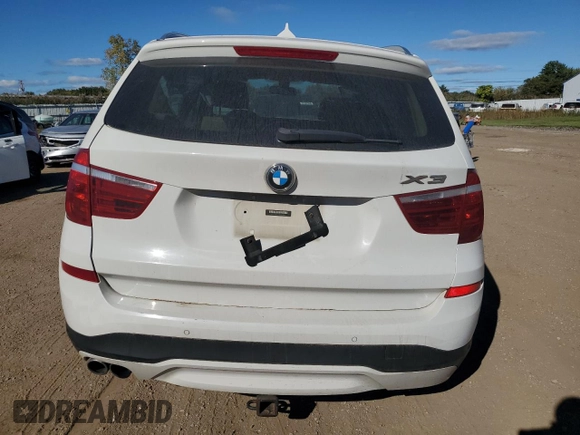 2017 BMW X3 xDrive28i z VIN 5UXWX9C31H0W70859, wystawiony jako Copart lot #54721075 z przebiegiem 184 916 mil mil oraz Szkoda całkowita • Salvage title. Historia ofert i sprzedaży dostępna na DreamBid. Obrazek 6.