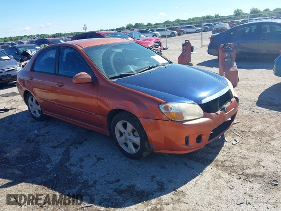 2009 Kia Spectra EX with VIN KNAFE221195026584, listed as a IAAI auction lot 42220442 with 181,619 mi miles and . Bid and sale history available at DreamBid. Image 1.