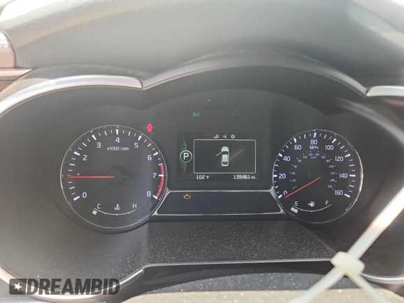 2014 Kia Optima SXL Turbo with VIN 5XXGR4A61EG337474, listed as a Copart auction lot 62962405 with 139,461 mi miles and Salvage title. Bid and sale history available at DreamBid. Image 9.