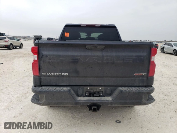 2022 Chevrolet Silverado 1500 RST with VIN 1GCPADED3NZ546440, listed as a Copart auction lot 46313145 with 69,636 mi miles and Salvage Title. Bid and sale history available at DreamBid. Image 6.