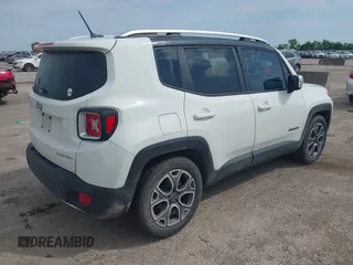 2017 Jeep Renegade Limited with VIN ZACCJADB6HPE93491, listed as a IAAI auction lot 42155903 with 149,115 mi miles and . Bid and sale history available at DreamBid. Image 4.