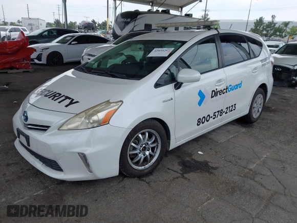 2012 Toyota Prius Two with VIN JTDZN3EU5C3042219, listed as a IAAI auction lot 42034267 with 161,393 mi miles and . Bid and sale history available at DreamBid. Image 2.