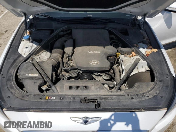 2016 Hyundai Genesis 3.8L z VIN KMHGN4JE9GU117351, wystawiony jako Copart lot #52179085 z przebiegiem 121 280 mil mil oraz Szkody całkowita. Historia ofert i sprzedaży dostępna na DreamBid. Obrazek 11.
