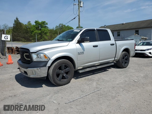 2015 Ram 1500 Big Horn with VIN 1C6RR7LG1FS633304, listed as a Copart auction lot 55439085 with 105,269 mi miles and Clean title. Bid and sale history available at DreamBid. Image 1.