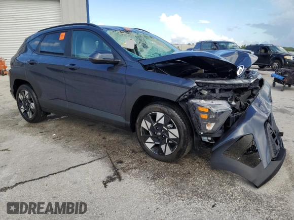 2024 Hyundai Kona SEL with VIN KM8HC3AB6RU106384, listed as a Copart auction lot 69511514 with 2,651 mi miles and Salvage Title. Bid and sale history available at DreamBid. Image 4.