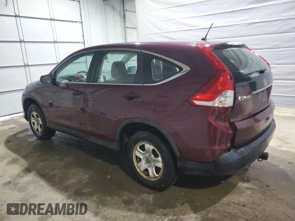 2014 Honda CR-V LX with VIN 5J6RM4H35EL041029, listed as a Copart auction lot 50498975 with 81,185 mi miles and Salvage Title. Bid and sale history available at DreamBid. Image 2.