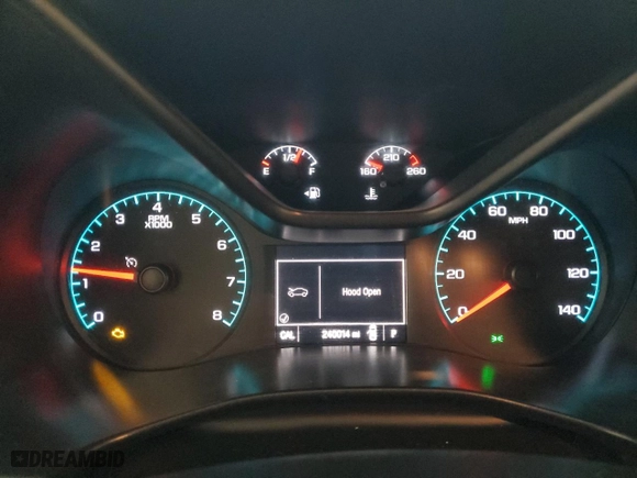 2016 Chevrolet Colorado 2WD WT with VIN 1GCGSBEA0G1351310, listed as a Copart auction lot 80034454 with 240,014 mi miles and Salvage Title. Bid and sale history available at carsss.com. Image 9.