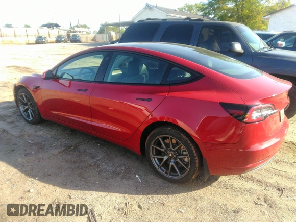 2022 Tesla Model 3 Long Range with VIN 5YJ3E1EB4NF171972, listed as a IAAI auction lot 42026031 with 40,489 mi miles and . Bid and sale history available at DreamBid. Image 3.