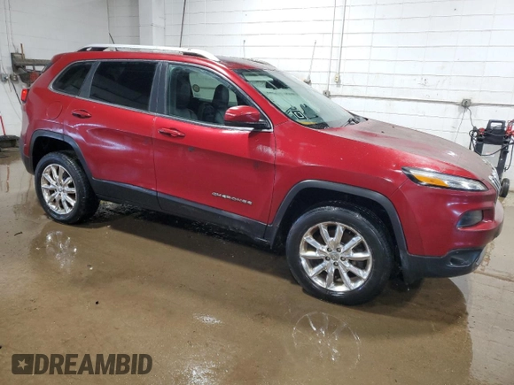 2014 Jeep Cherokee Limited z VIN 1C4PJMDB6EW229172, wystawiony jako Copart lot #61591445 z przebiegiem 123 931 mil mil oraz Czysty tytuł • Clean title. Historia ofert i sprzedaży dostępna na DreamBid. Obrazek 4.