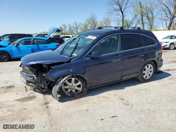 2007 Honda CR-V EX-L with VIN JHLRE48757C111267, listed as a Copart auction lot 52195505 with 293,644 mi miles and Salvage Title. Bid and sale history available at carsss.com. Image 1.