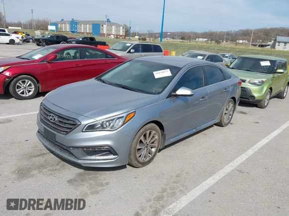 2016 Hyundai Sonata Sport with VIN 5NPE34AF7GH431794, listed as a IAAI auction lot 41838871 with 117,833 mi miles and . Bid and sale history available at DreamBid. Image 18.