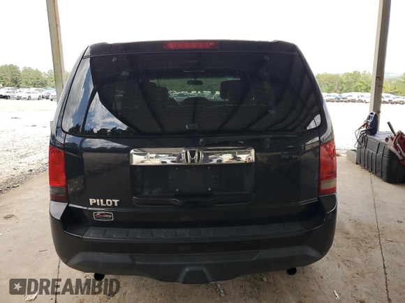 2013 Honda Pilot LX with VIN 5FNYF3H2XDB036830, listed as a Copart auction lot 61823195 with 243,817 mi miles and Clean title. Bid and sale history available at DreamBid. Image 6.