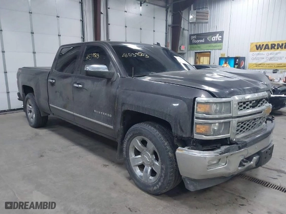 2014 Chevrolet Silverado 1500 LTZ with VIN 3GCUKSEC0EG135671, listed as a IAAI auction lot 41539503 with 182,127 mi miles. Bid and sale history available at carsss.com. Image 1.