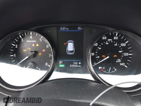 2019 Nissan Rogue SV with VIN KNMAT2MT5KP559355, listed as a IAAI auction lot 42196013 with 83,908 mi miles and . Bid and sale history available at DreamBid. Image 7.