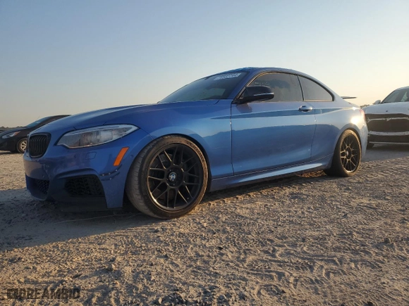 2017 BMW 2 Series M240i with VIN WBA2G1C34HV639283, listed as a Copart auction lot 75932744 with 43,470 mi miles and Salvage Title. Bid and sale history available at carsss.com. Image 1.