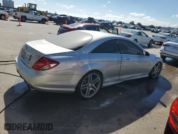 2008 Mercedes-Benz CL-Class V8 AMG with VIN WDDEJ77X78A014729, listed as a Copart auction lot 79875954 with 0 mi miles and Non Repairable. Bid and sale history available at carsss.com. Image 3.