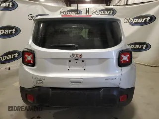 2020 Jeep Renegade Sport z VIN ZACNJBAB0LPL24947, wystawiony jako Copart lot #54792725 z przebiegiem 75 045 mil mil oraz Czysty tytuł • Clean title. Historia ofert i sprzedaży dostępna na DreamBid. Obrazek 6.