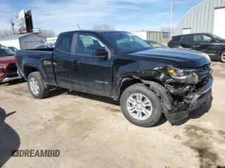 2021 Chevrolet Colorado 2WD LT with VIN 1GCHSCEA6M1279972, listed as a Copart auction lot 43365445 with 64,152 mi miles and Salvage Title. Bid and sale history available at carsss.com. Image 4.