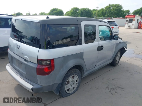 2005 Honda Element LX with VIN 5J6YH18355L006179, listed as a IAAI auction lot 41941764 with 196,772 mi miles and . Bid and sale history available at DreamBid. Image 4.