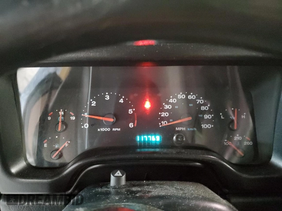 2003 Jeep Wrangler Rubicon with VIN 1J4FA69S23P322353, listed as a Copart auction lot 43915745 with 117,769 mi miles and Salvage title. Bid and sale history available at DreamBid. Image 9.