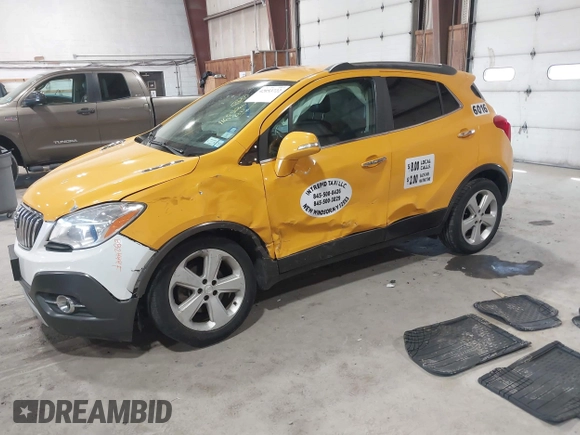 2016 Buick Encore Convenience with VIN KL4CJFSB9GB690206, listed as a IAAI auction lot 42053722 with 116,882 mi miles. Bid and sale history available at carsss.com. Image 17.