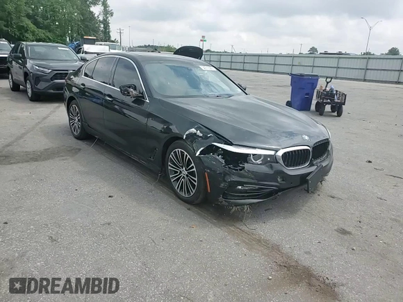 2018 BMW 5 Series 540i with VIN WBAJE5C54JWA93338, listed as a Copart auction lot 54312385 with 77,537 mi miles and Salvage title. Bid and sale history available at DreamBid. Image 13.