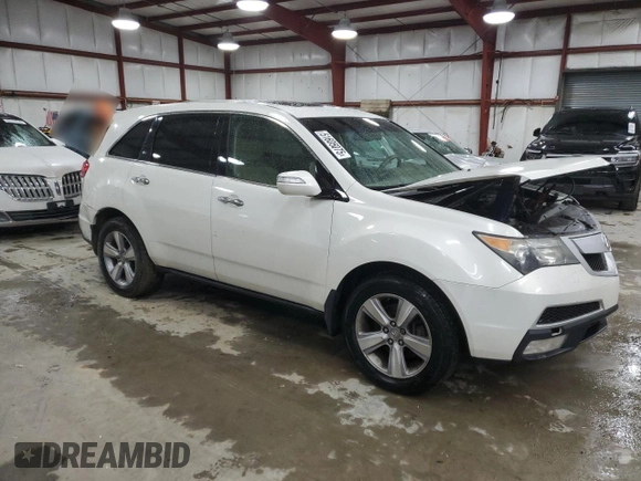 2012 Acura MDX Tech/Entertainment Pkg with VIN 2HNYD2H41CH547265, listed as a Copart auction lot 51605075 with 140,690 mi miles and Salvage Title. Bid and sale history available at carsss.com. Image 4.