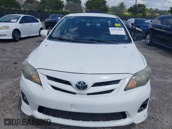 2013 Toyota Corolla L with VIN 5YFBU4EEXDP089483, listed as a IAAI auction lot 41923860 with 108,886 mi miles. Bid and sale history available at carsss.com. Image 12.
