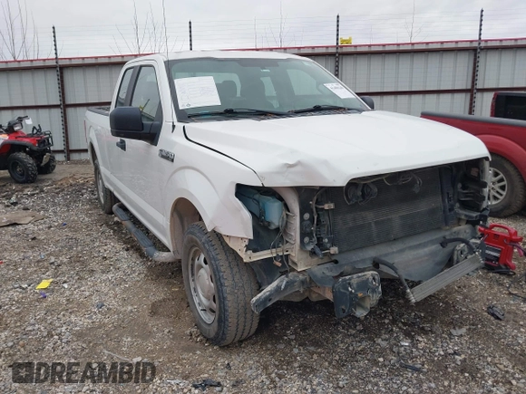 2016 Ford F-150 XL with VIN 1FTEX1CF6GFC31838, listed as a IAAI auction lot 41486248 with 158,387 mi miles and . Bid and sale history available at carsss.com. Image 1.