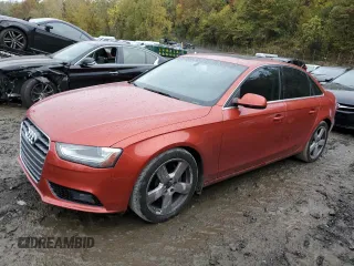 2013 Audi A4 Premium Plus with VIN WAUHFAFL9DA158018, listed as a Copart auction lot 74303104 with 121,308 mi miles and Salvage Title. Bid and sale history available at carsss.com. Image 1.