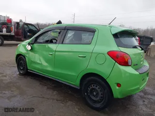 2015 Mitsubishi Mirage DE with VIN ML32A3HJ3FH003816, listed as a IAAI auction lot 41653146 with 121,638 mi miles. Bid and sale history available at carsss.com. Image 3.