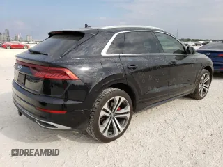2019 Audi Q8 Premium Plus with VIN WA1BVAF17KD046754, listed as a Copart auction lot 44121753 with 56,488 mi miles. Bid and sale history available at carsss.com. Image 3.